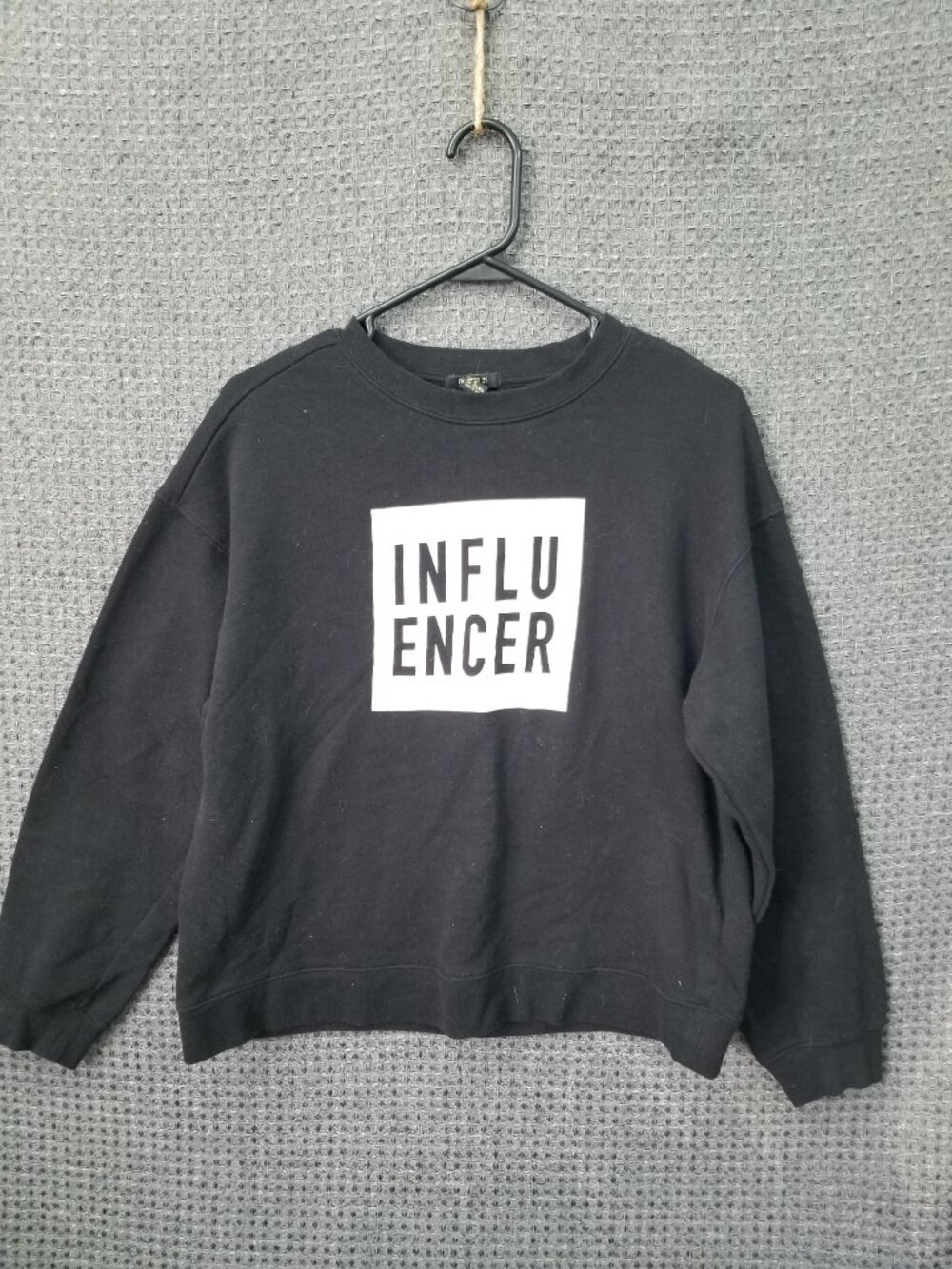 Forever 21 Black Sweatshirt Influencer Women's M